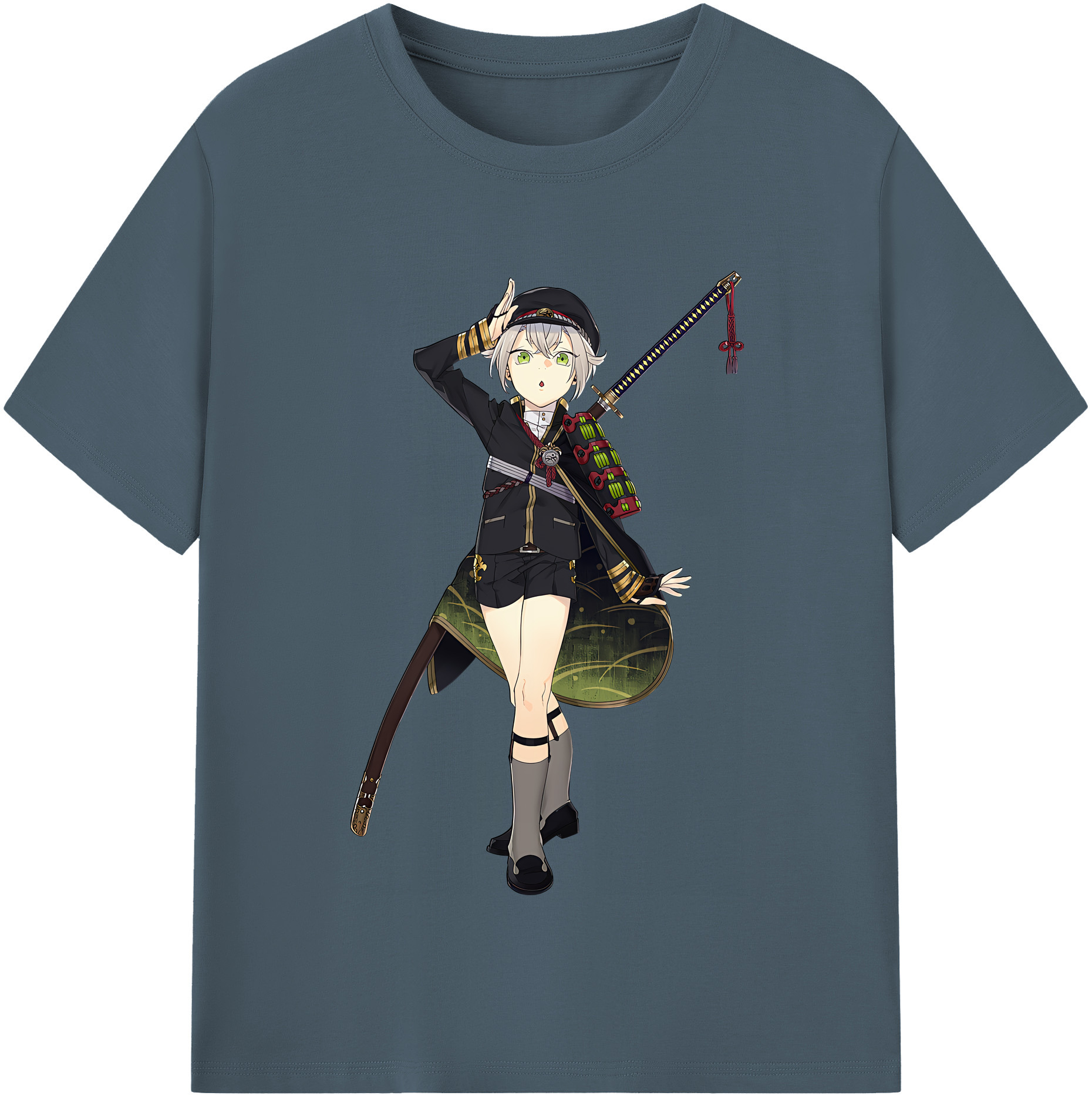 （画像用） 刀剣乱舞 Touken Ranbu 綿100％半袖Tシャツ（フロントプリント）